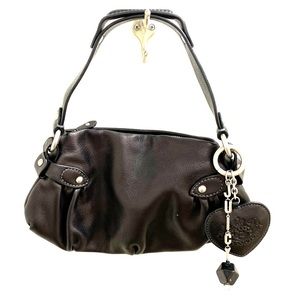 Juicy Couture Brown Leather Shoulder Bag